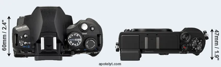Compare E-620 versus GX9 top