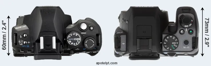 Compare E-620 versus K-S2 top