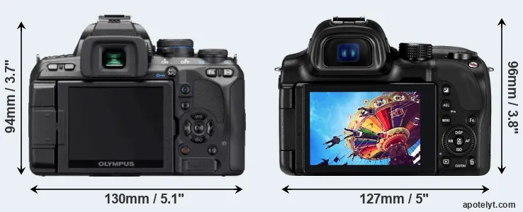 Comparison E-620 or NX30 rear