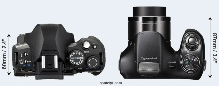 Compare E-620 versus H200 top
