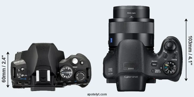 Compare E-620 versus HX350 top