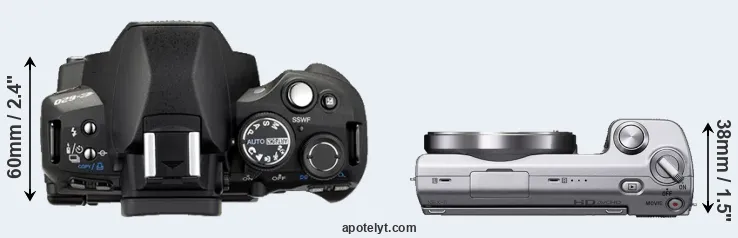 Compare E-620 versus NEX-5 top