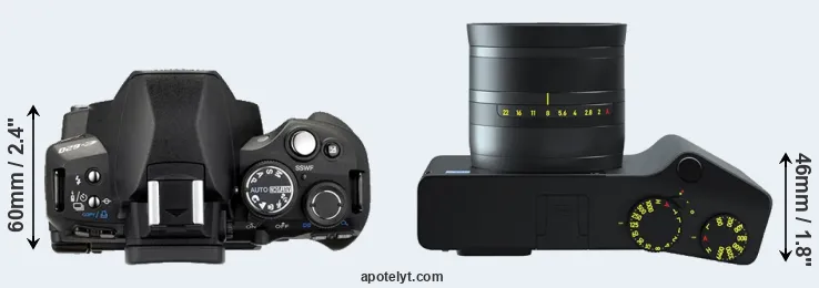Compare E-620 versus ZX1 top