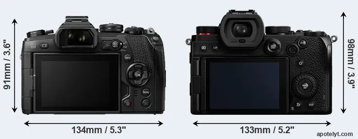 Comparison E-M1 II or S5 rear