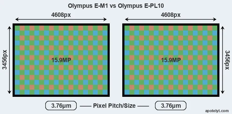 E-M1 versus E-PL10 MP