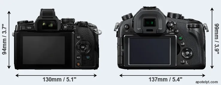 Comparison E-M1 or FZ1000 rear