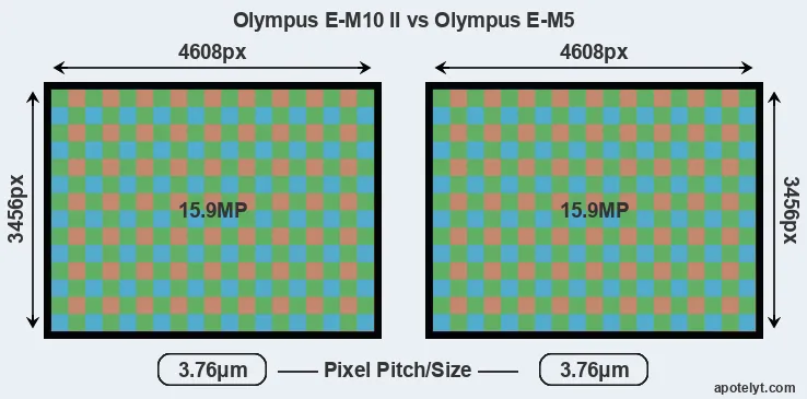 E-M10 II versus E-M5 MP