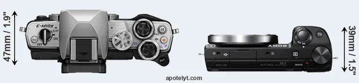 Compare E-M10 II versus NEX-5R top