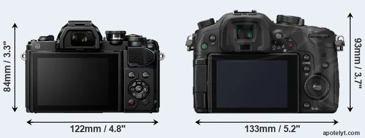 Comparison E-M10 III or GH3 rear