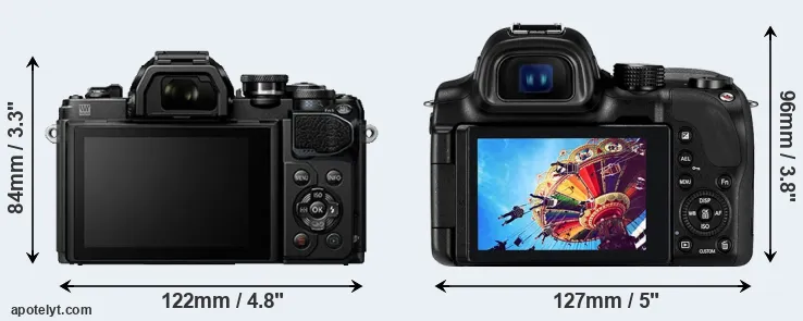 Comparison E-M10 III or NX30 rear