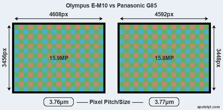 E-M10 versus G85 MP