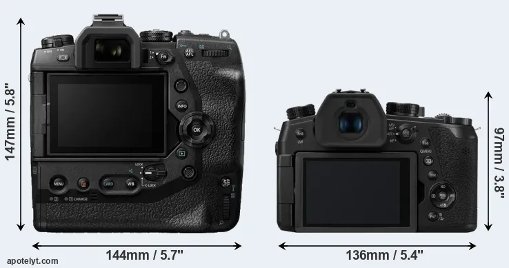 Comparison E-M1X or FZ1000 II rear