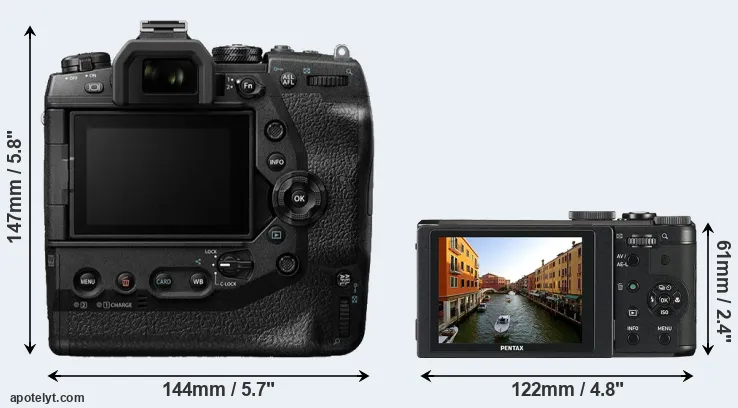 Comparison E-M1X or MX-1 rear