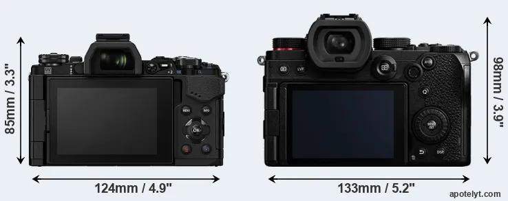 Comparison E-M5 II or S5 rear