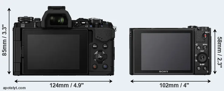 Comparison E-M5 II or HX99 rear