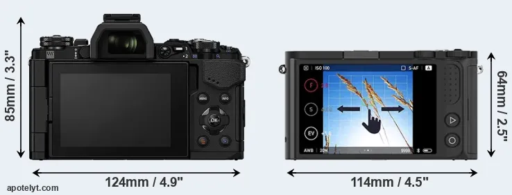 Comparison E-M5 II or M1 rear