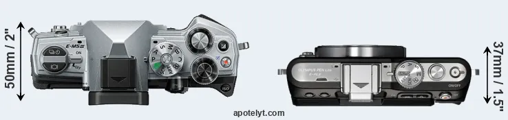 Compare E-M5 III versus E-PL3 top