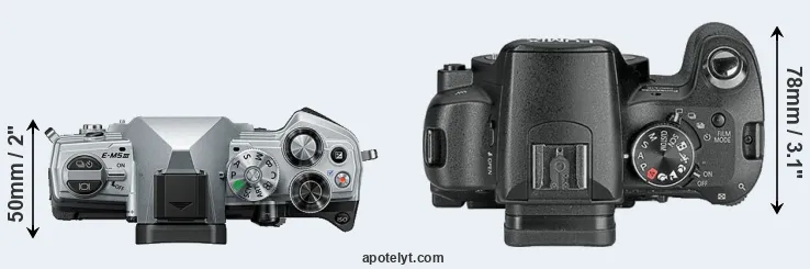 Compare E-M5 III versus L10 top