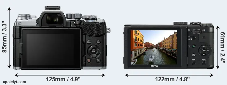 Comparison E-M5 III or MX-1 rear