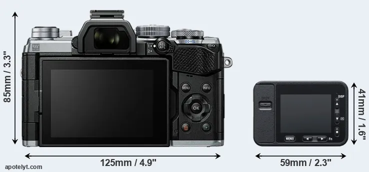 Comparison E-M5 III or RX0 rear