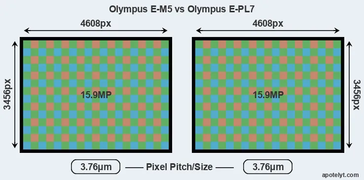 E-M5 versus E-PL7 MP
