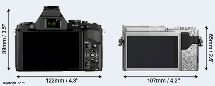 Comparison E-M5 or GX850 rear