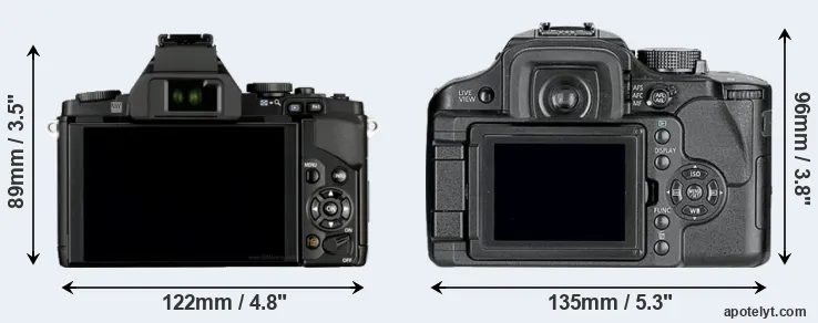 Comparison E-M5 or L10 rear