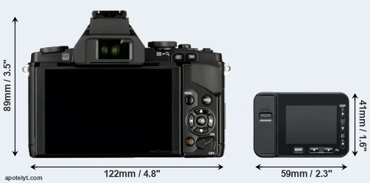 Comparison E-M5 or RX0 II rear