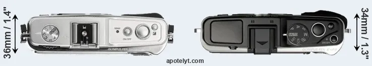 Compare E-P1 versus E-P3 top
