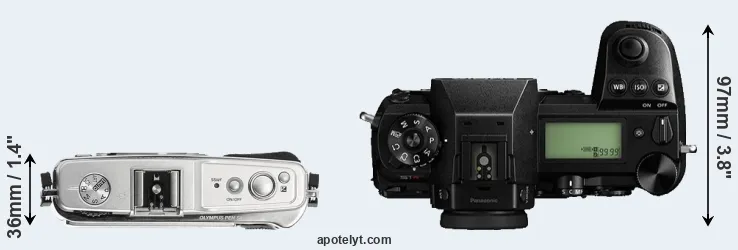 Compare E-P1 versus S1R top