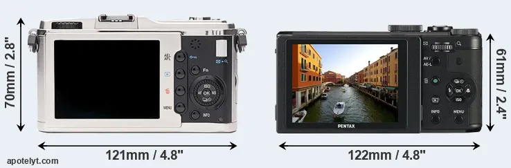 Comparison E-P1 or MX-1 rear