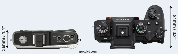Compare E-P2 versus A1 top