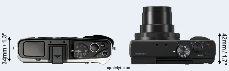 Compare E-P3 versus ZS80 top