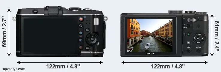 Comparison E-P3 or MX-1 rear