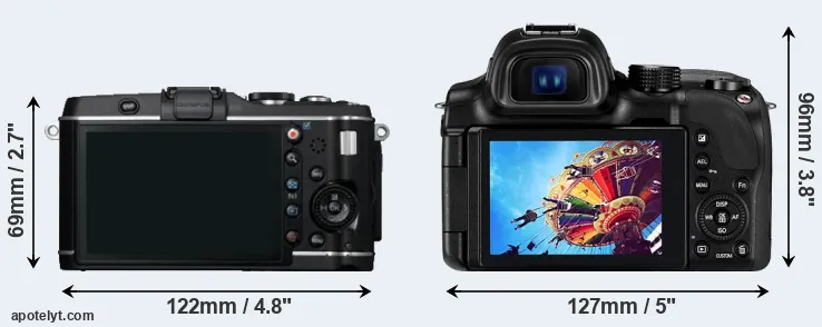 Comparison E-P3 or NX30 rear