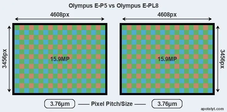 E-P5 versus E-PL8 MP