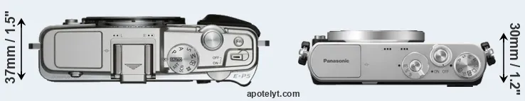 Compare E-P5 versus GM1 top