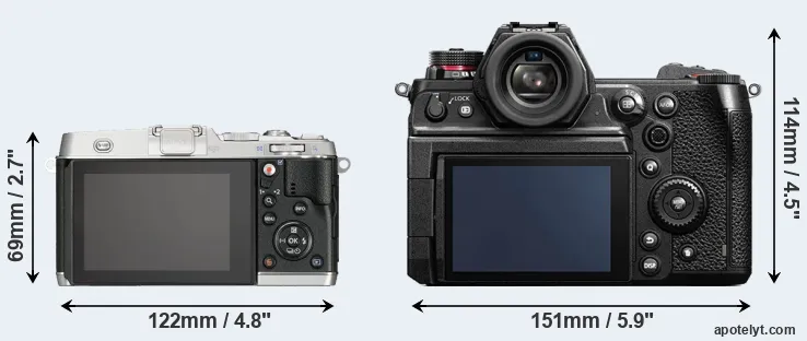 Comparison E-P5 or S1H rear