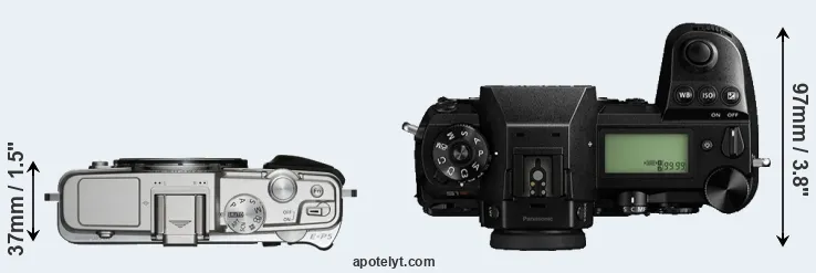 Compare E-P5 versus S1R top