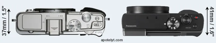 Compare E-P5 versus ZS70 top