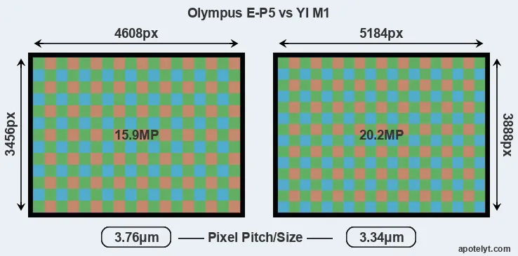 E-P5 versus M1 MP