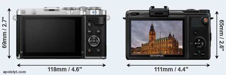 Comparison E-P7 or XZ-1 rear
