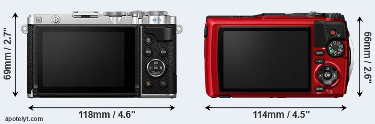 Comparison E-P7 or TG-7 rear