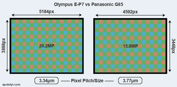 E-P7 versus G85 MP