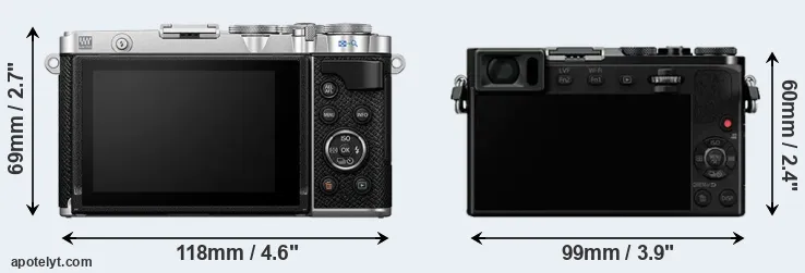 Comparison E-P7 or GM5 rear