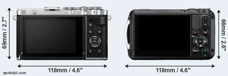 Comparison E-P7 or WG-8 rear