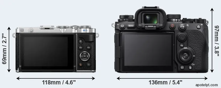 Comparison E-P7 or A9 III rear