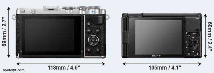 Comparison E-P7 or ZV-1 rear