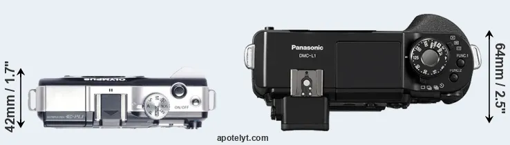 Compare E-PL1 versus L1 top