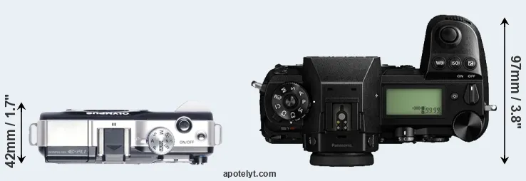 Compare E-PL1 versus S1R top